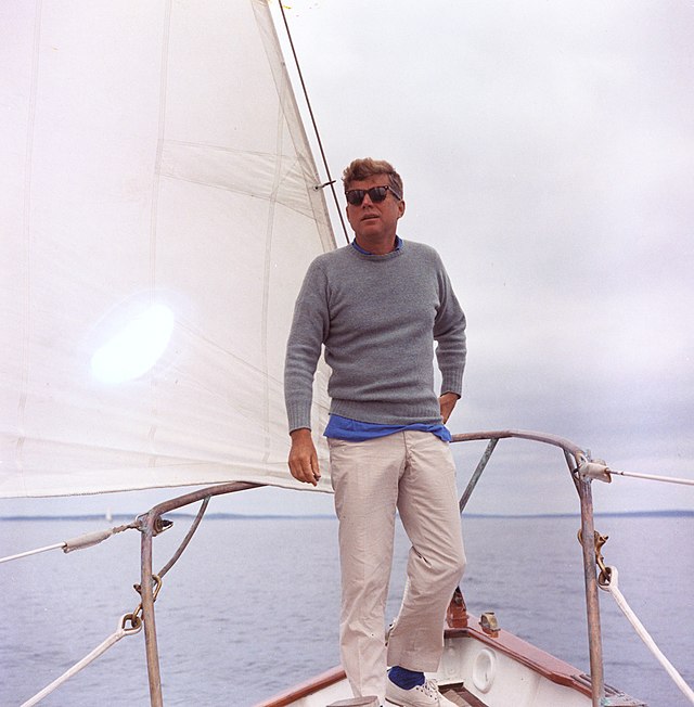 Kennedy aboard Manitou