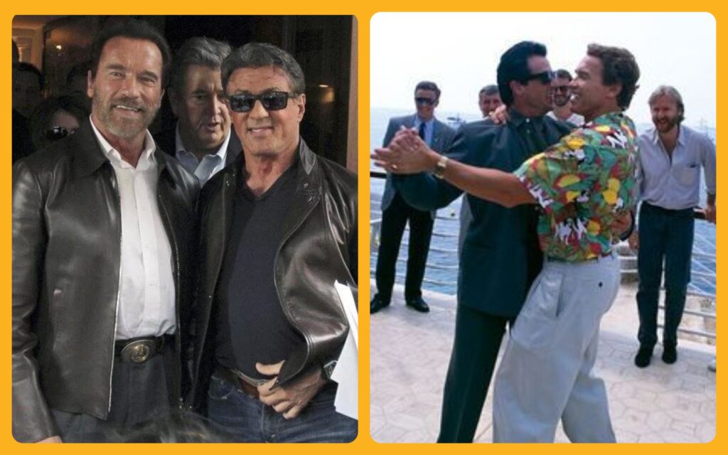 Schwarzenegger and Sylvester Stallone