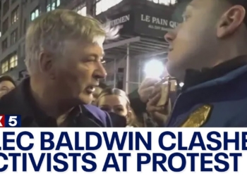 Alec Baldwin’s Heated Exchange at Pro-Palestinian Rally Sparks Debate