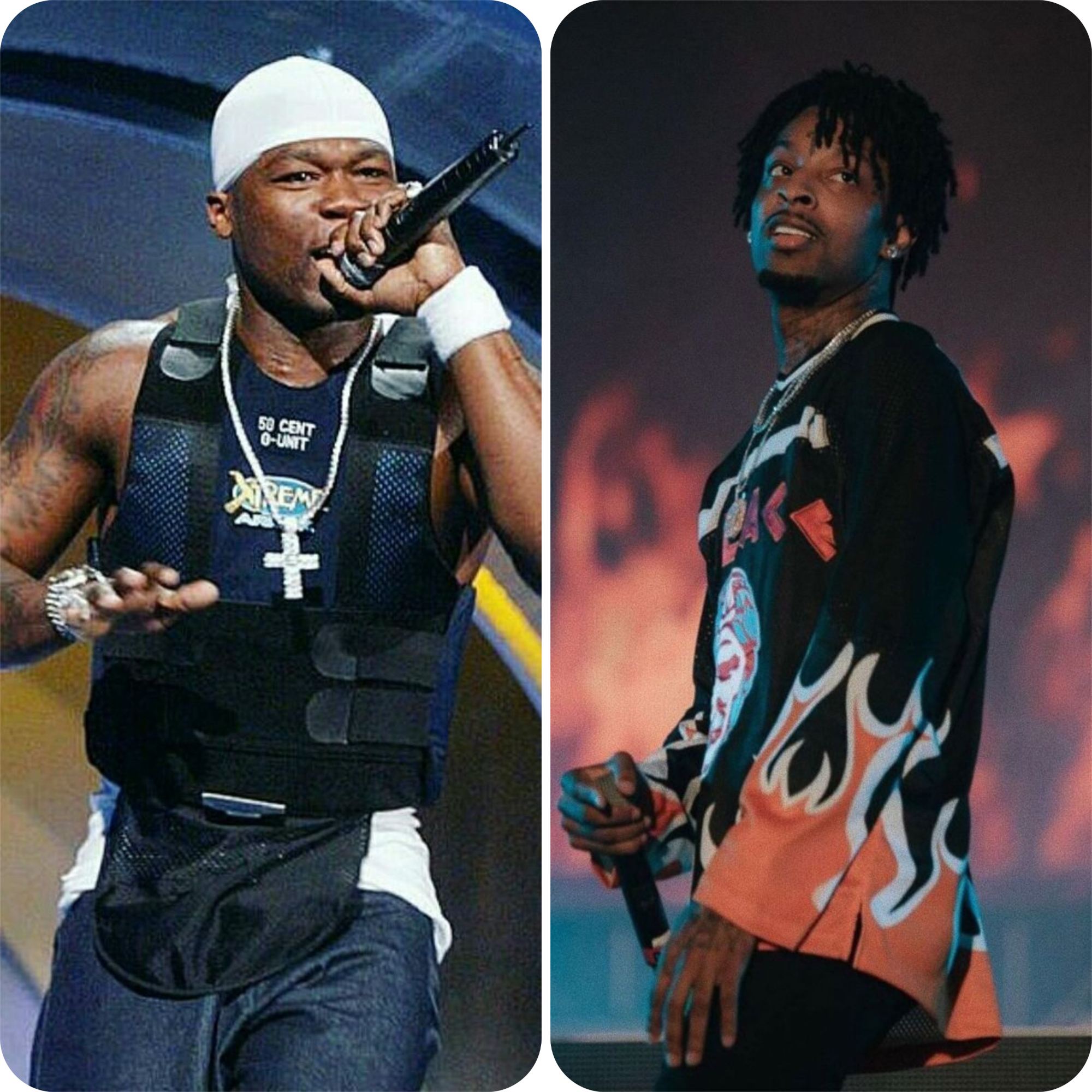 50 Cent Responds to 21 Savage Calling Him a Big Inspiration