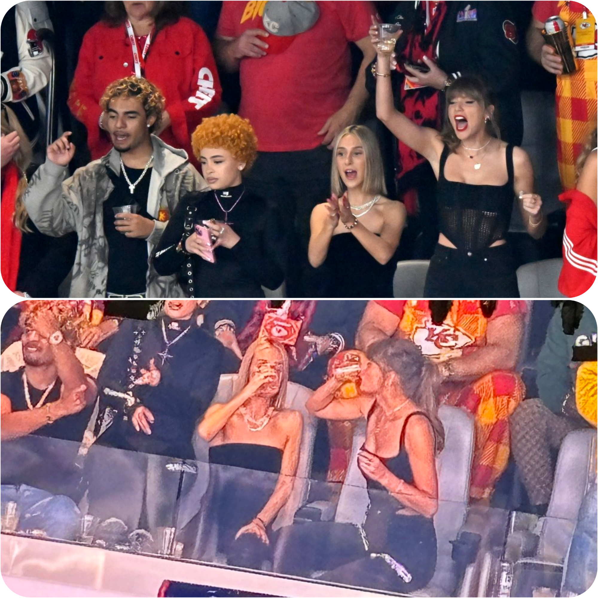Taylor Swift Chugged a Beer at the Super Bowl, Got Booed