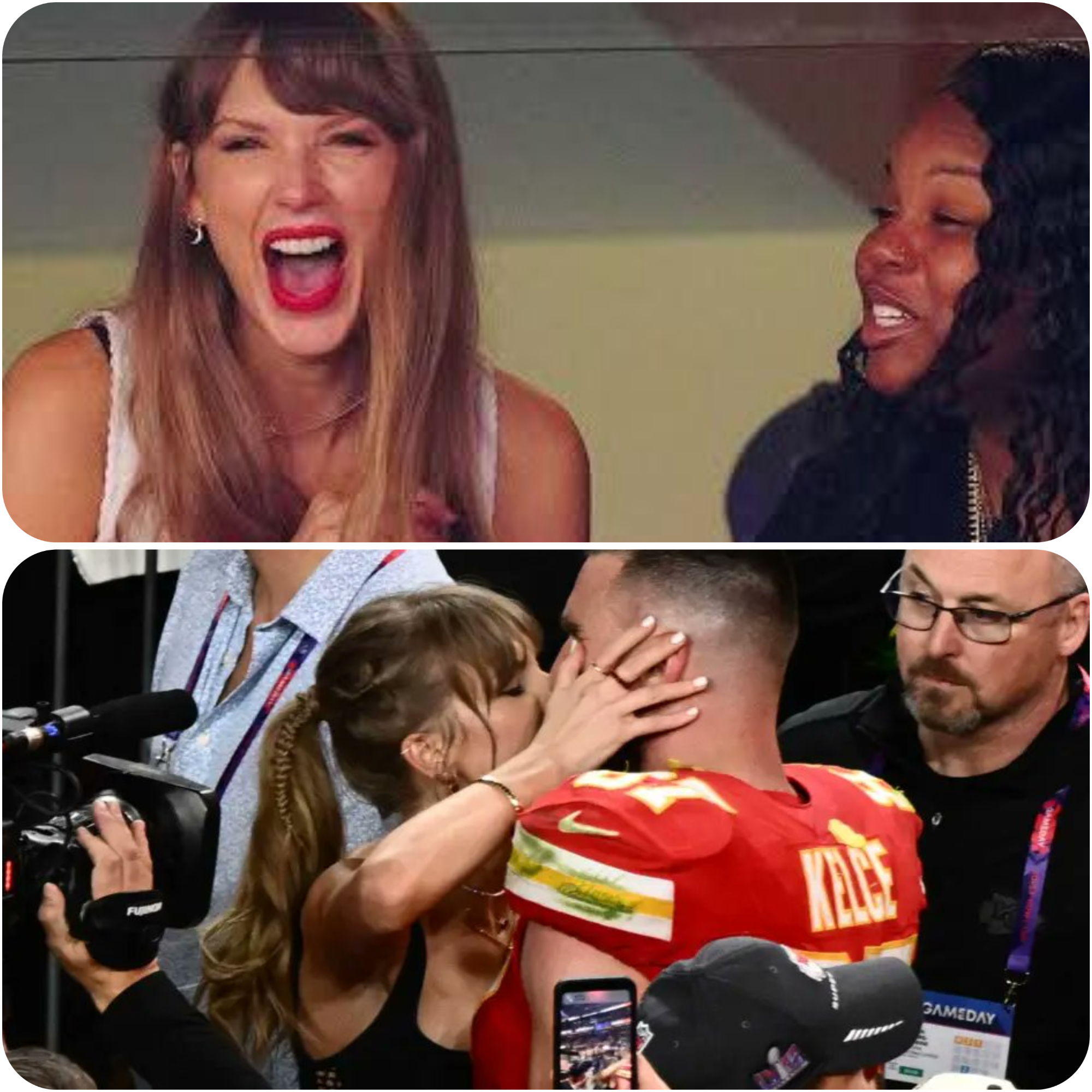 Taylor Swift Mobbed After Chiefs Score Walkoff Super Bowl Touchdown