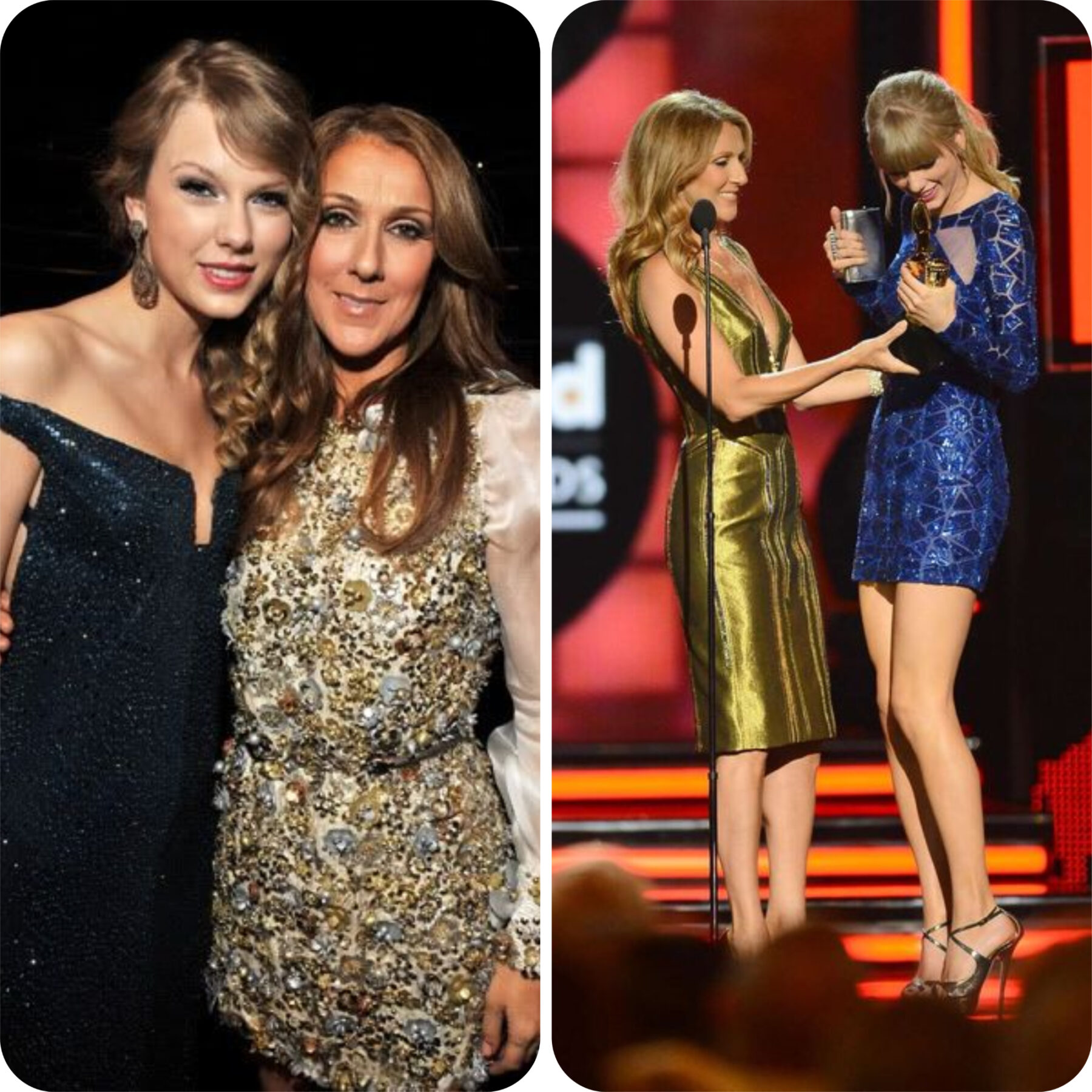 Taylor Swift and Celine Dion