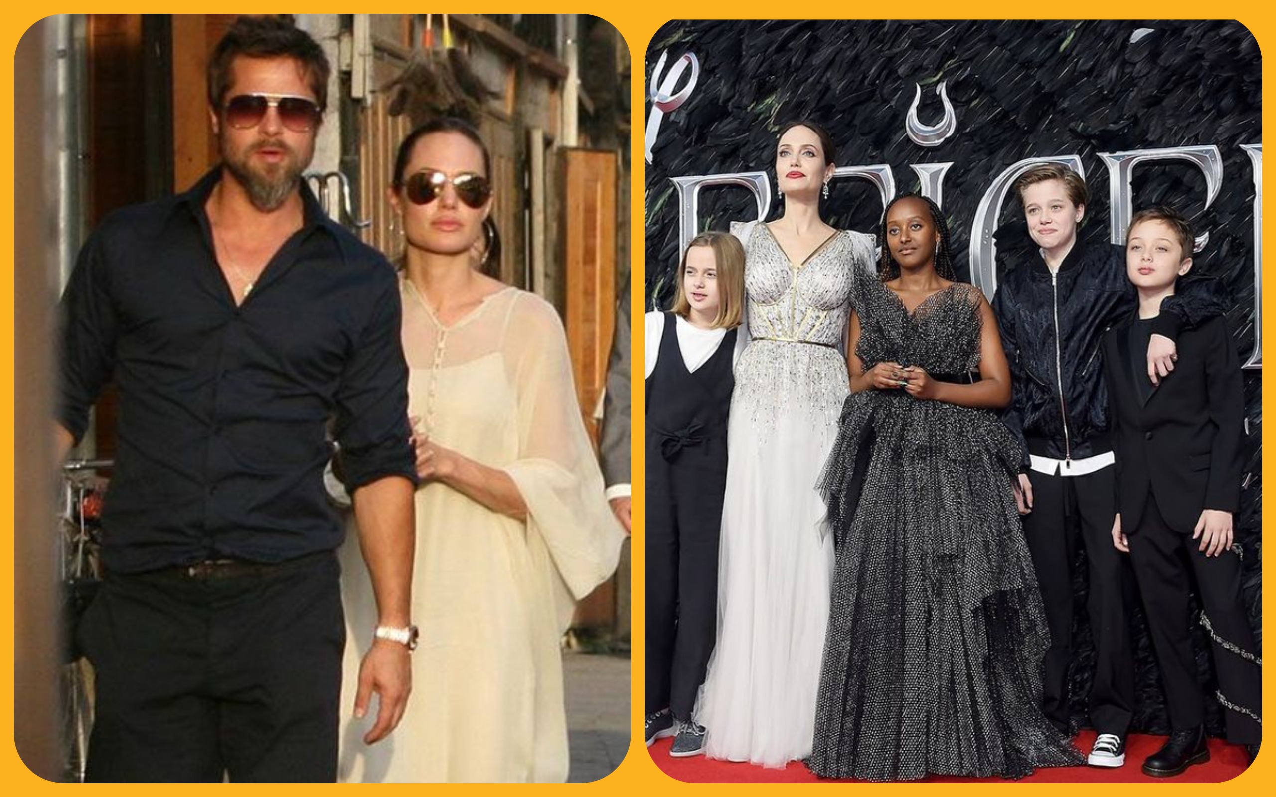 Angelina Jolie and Brad Pitt's six kids