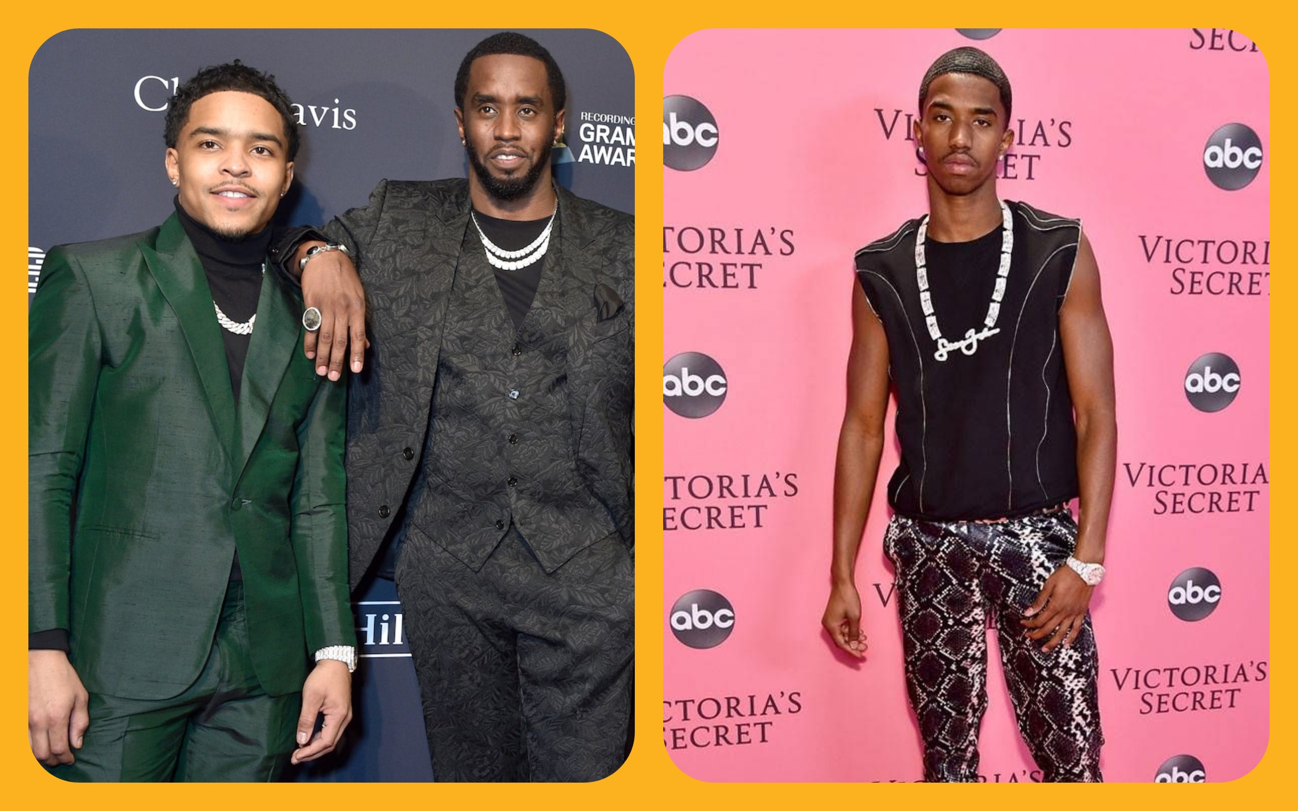 Diddy's sons, Justin and Christian Combs