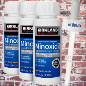 Kirkland Minoxidil 5% Extra Strength Men Hair Regrowth Solution 3 Month 05/2025