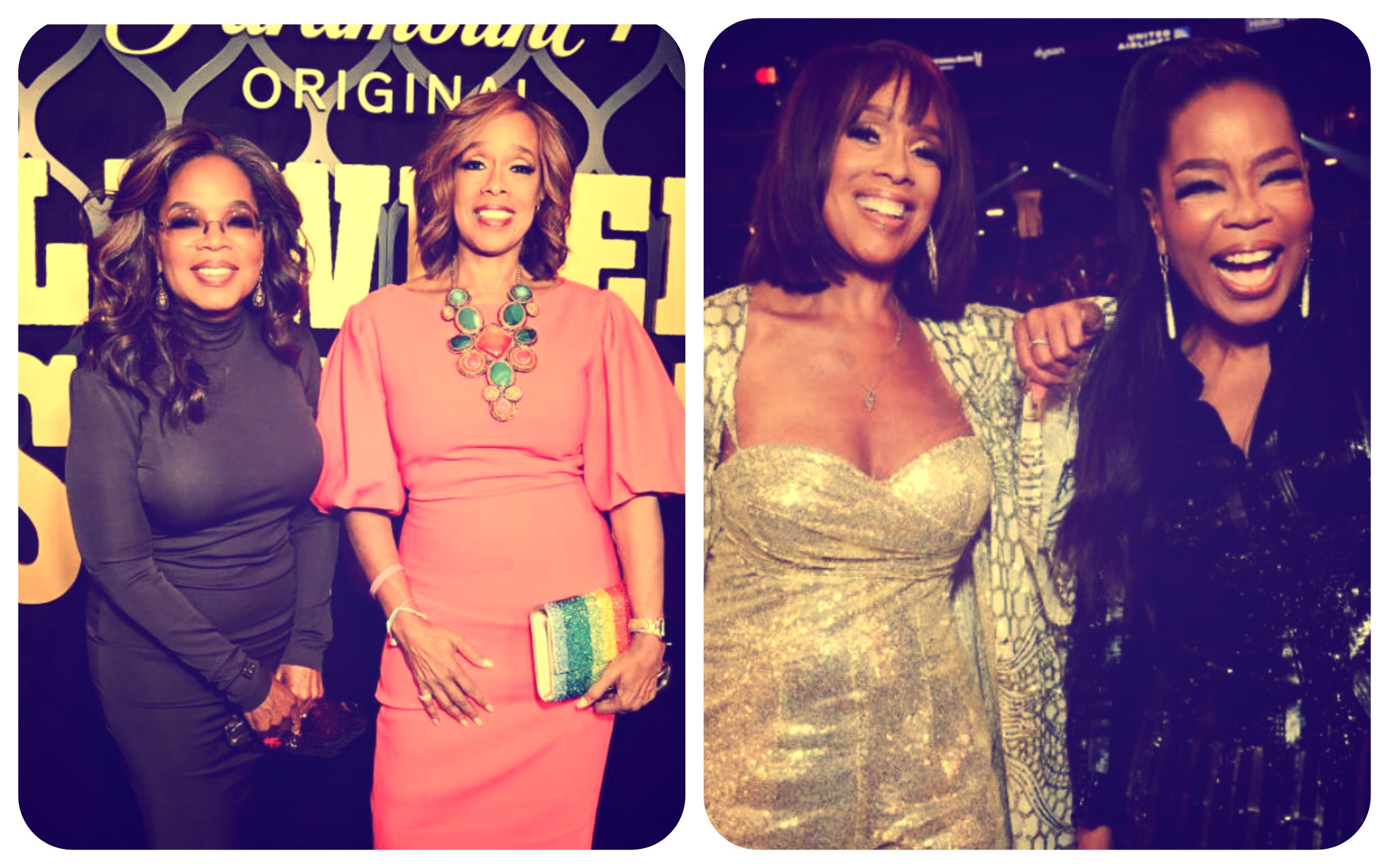 Oprah Winfrey and Gayle King