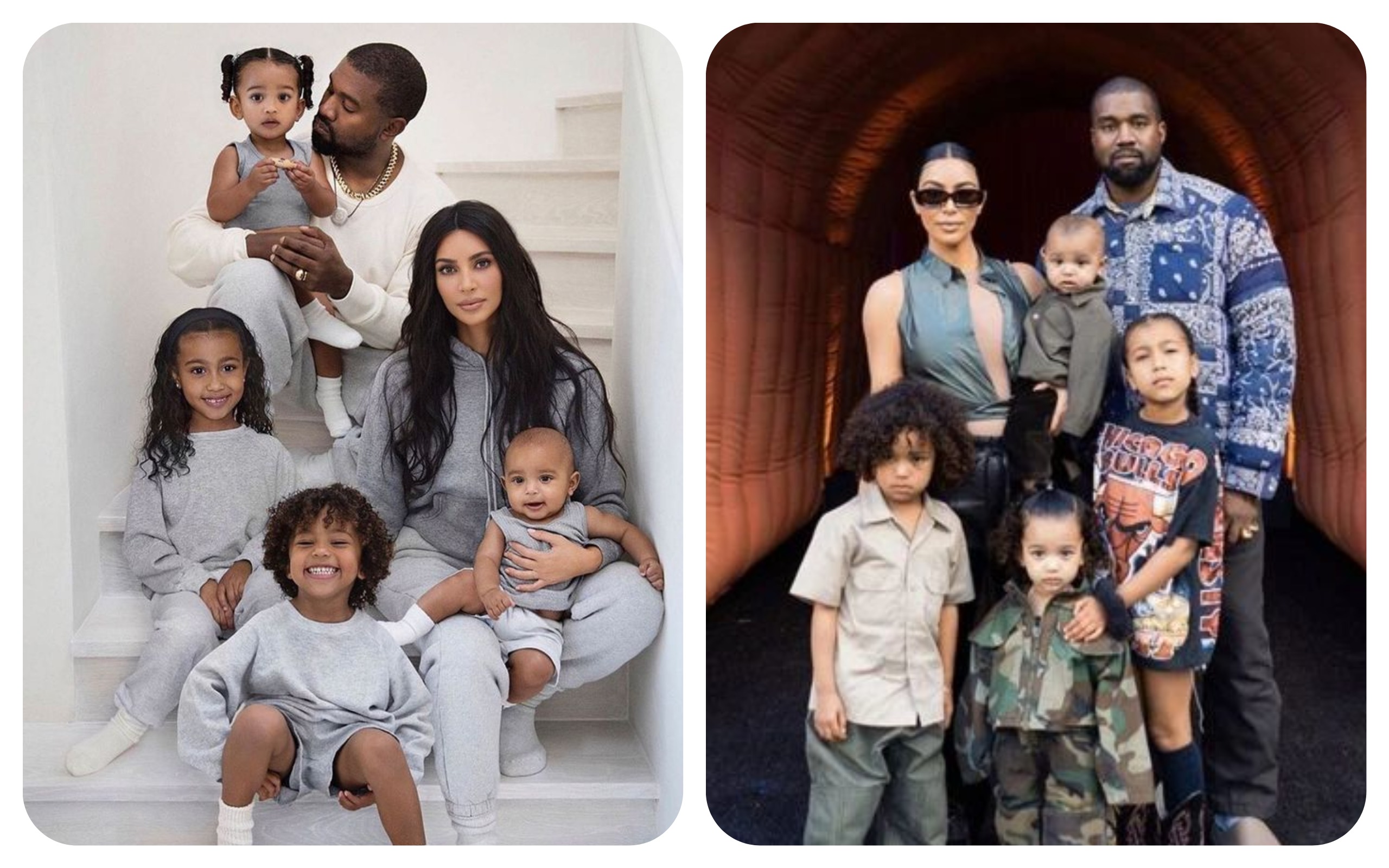 Kanye West’ Kim Kardashian kids