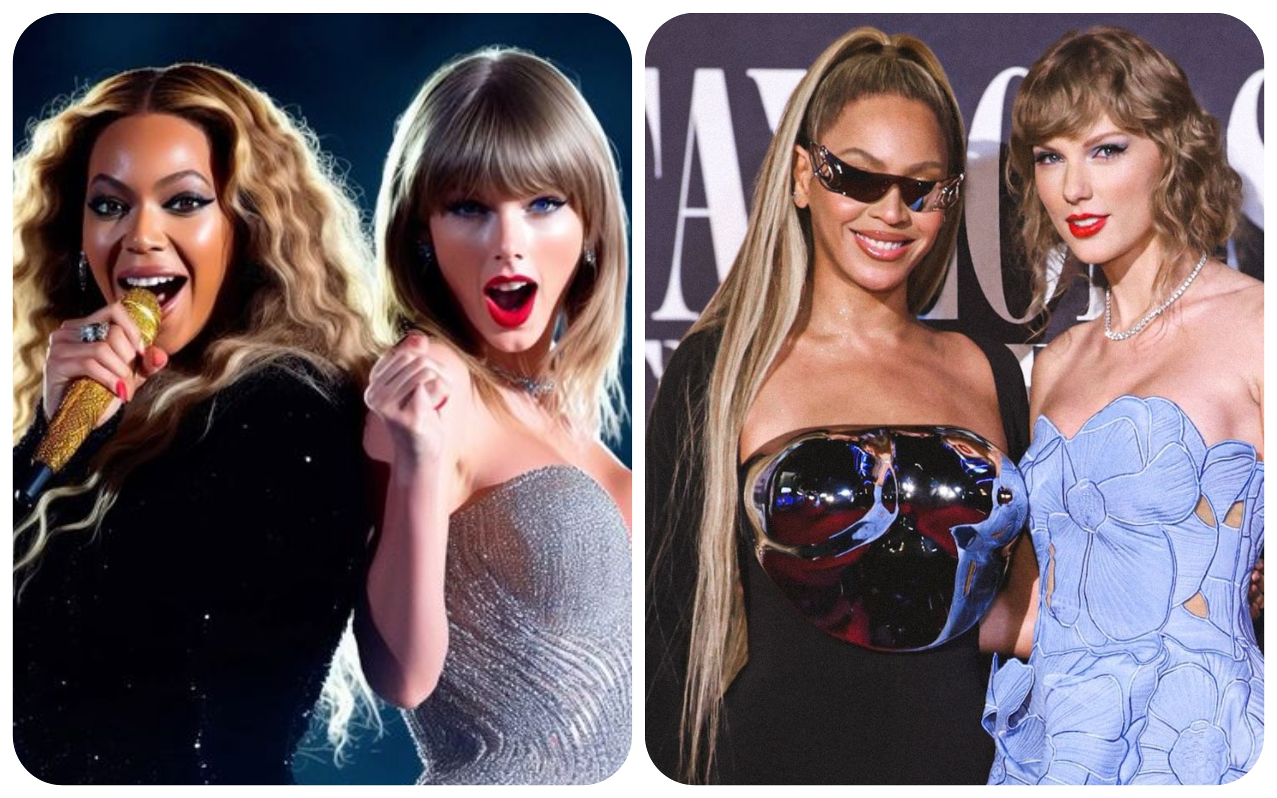 Taylor Swift and Beyoncé