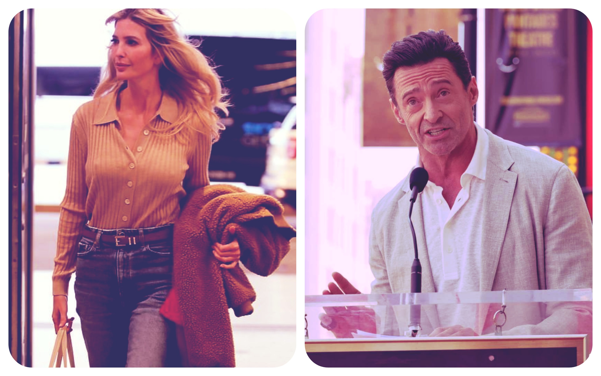 Hugh Jackman and Ivanka Trump